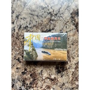 The scenery of Three Gorges in China playing cards